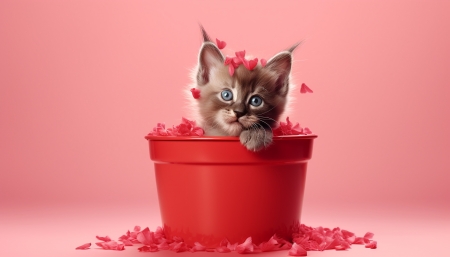 â¤ï¸ - cat, face, kitty, look, pose