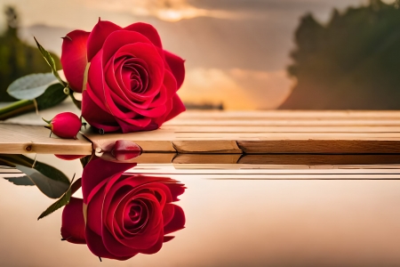 â¤ï¸ - beach, flower, rose, single