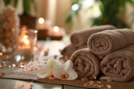 â¤ï¸ - candles, flowers, spa, towels