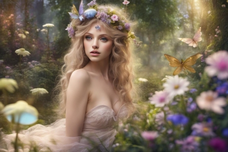 Pretty girl - artwork, beauty, girl, portrait