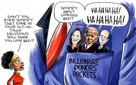 In Their Pocket - biden, blinken, kamala, mayorkas, sinister