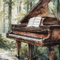 Piano In The Forest