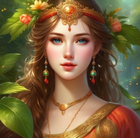 â¤ï¸ - art, beauty, girl, jewelry, portrait