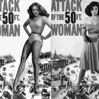 Julie Newmar and Jane Russell