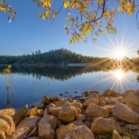 Goldwater Lake at Sunrise, Prescott, Arizona