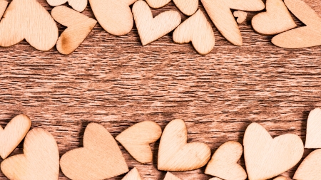 :) - brown, card, day, heart, pattern, texture, valentine, wood