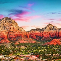 A sunset in Sedona, Arizona