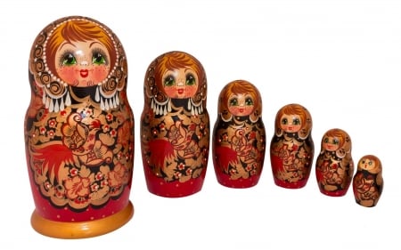 Matryoshka Dolls - decorative, wooden, photo, Matryoshka Dolls