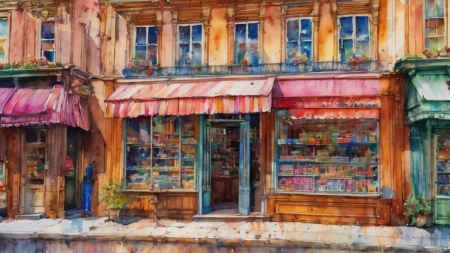 Candy Store - candy, shop, store, street