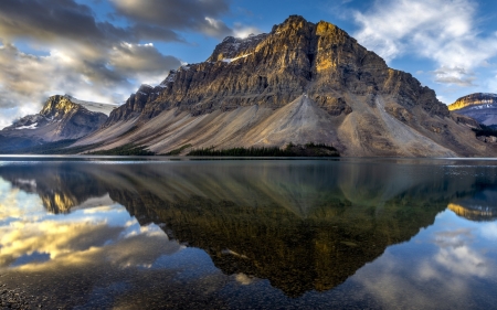Nature Landscape - lake, mountain, nature, skies