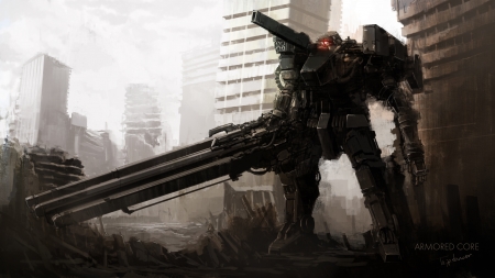 Armored Core - armor, armored core, futuristic, video games