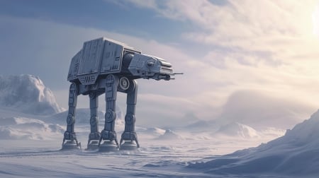 AT-AT - Hoth - star wars, hoth, winter, at-at, vehicle