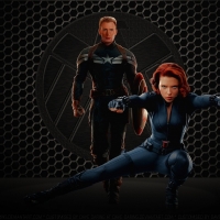 Scarlett Johansson Black Widow and Captain America