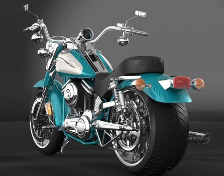 Kata Ract Harley D - bike, chopper, digiart, harley