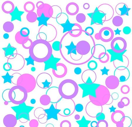 star. jpg - pink, stars, circles, blue