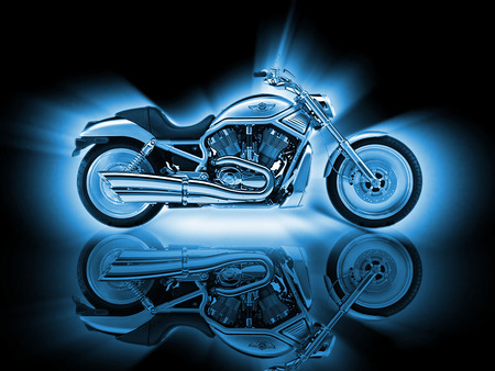 harley davidson wallpapers1.jpg - motorcycles, ride, fast, neon