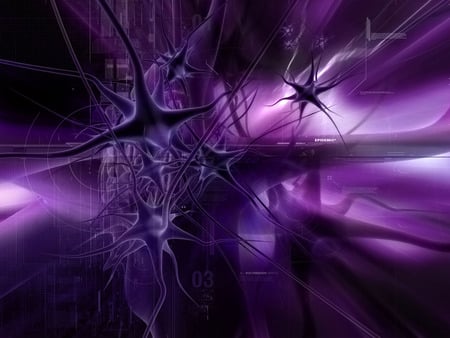 Kultdesign Epidemic - purple, 3d and cg, abstract