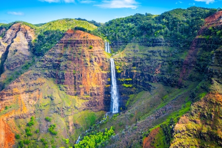 Waipoo Waterfall - canyon, hawaii, nature, waterfall