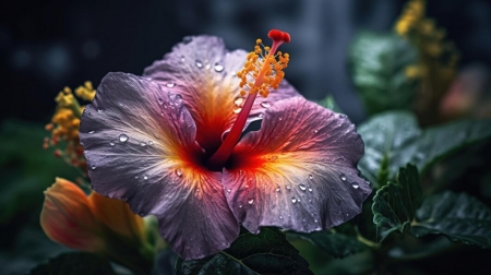 Hibiscus - Flower, Closeup, Hibiscus, Colorful