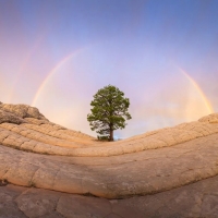 A rainbow in Arizona