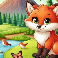 Green Eyed Fox