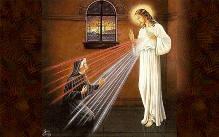 Jesus and Saint Faustina