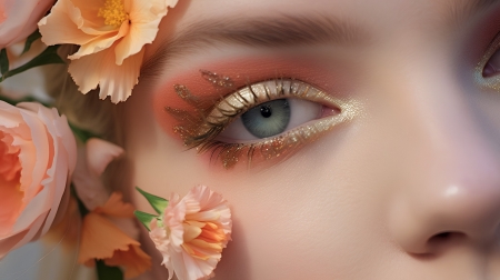 ðŸ§¡ - eyes, girl, macro, makeup