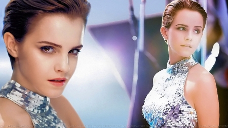 Emma Watson Twice As Nice - actrice, emma watson, twice as nice, celebrities, people, wallpaper