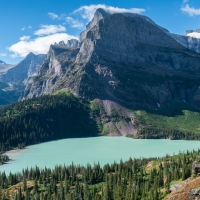 Glacier National Park from Grinnell Glacier Trail, Montana