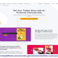 Boost Your Marketing Strategy with Simplified's AI Twitter Carousel Ads Generator