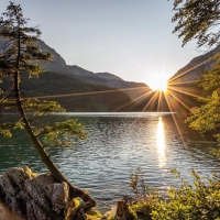 Lake Leopoldsteinersee, Austria