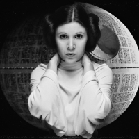 Carrie Fisher Princess and The Death Star