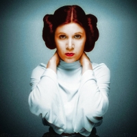 Carrie Fisher Princess Leia Colourized