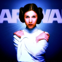 Carrie Fisher Princess Leia XLII Colourized