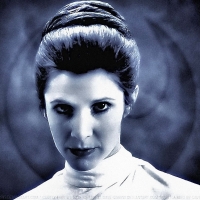 Carrie Fisher Princess Leia XLVI Paint