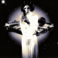 Carrie Fisher Princess Leia XLVIII Painted