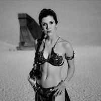 Carrie Fisher Slave Girl Princess VI V2 1