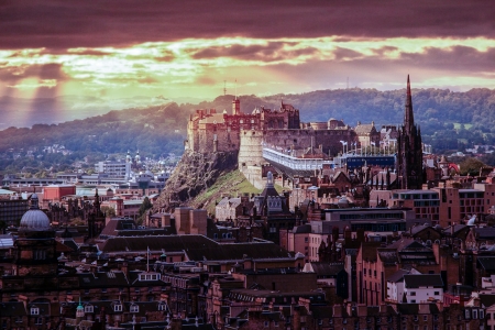 Edinburgh Castle - Scotland - castles, edinburgh, edinburgh castle, scotland, scottish castles