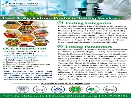 FARE LABS stands for Food and Agricultural Products Testing Lab. - food testing labs, food testing, food testing labs in india, food testing lab