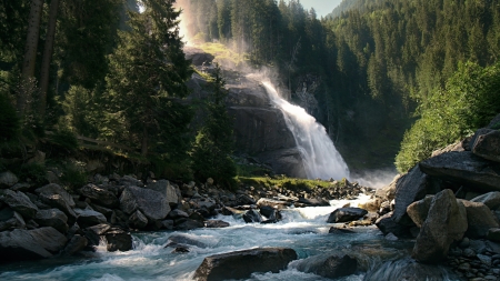 The Krimml Waterfalls, Austrian Alps