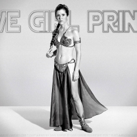 Carrie Fisher Slave Girl Princess XV