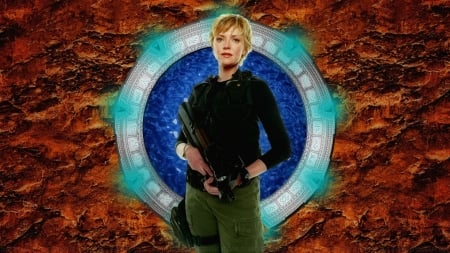 Amanda Tapping Samantha Carter IV - celebrities, amanda tapping, actrice, people, samantha carter, wallpaper