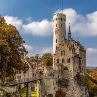 Autuma at Lichtenstein Castle, Germany