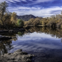 Reflections of the Lower Salt River - Mesa, Arizona