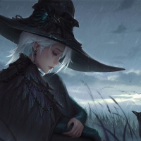 Sad witch