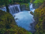 Little White Salmon River Falls, The Columbia river gorge, Washington