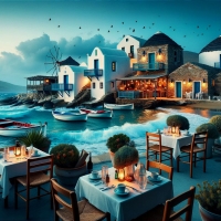 Seaside cafe