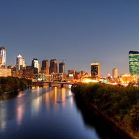 Philadelphia Skyline Sunset