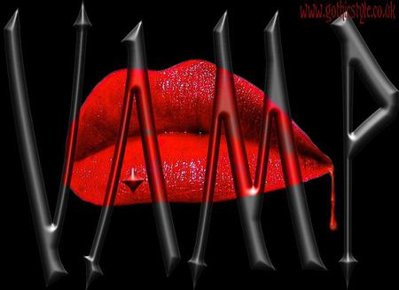 Vamp - gothic, red