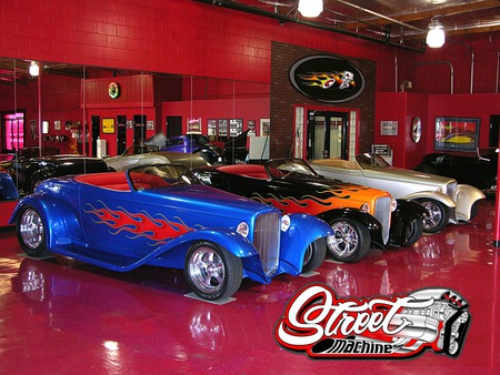 Garage - hotrods, cars, classic, garage